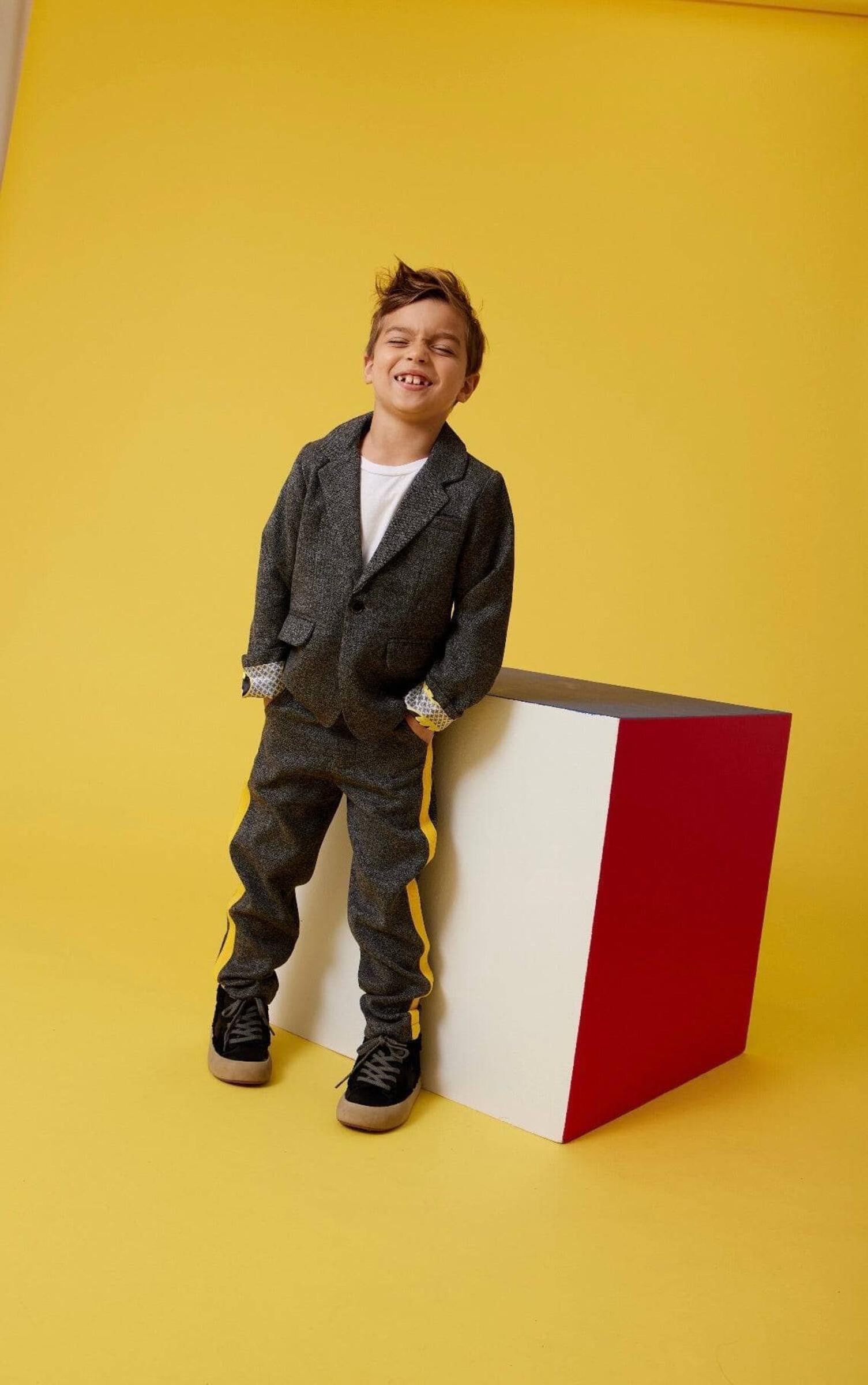 Batman Grey Boys Suit