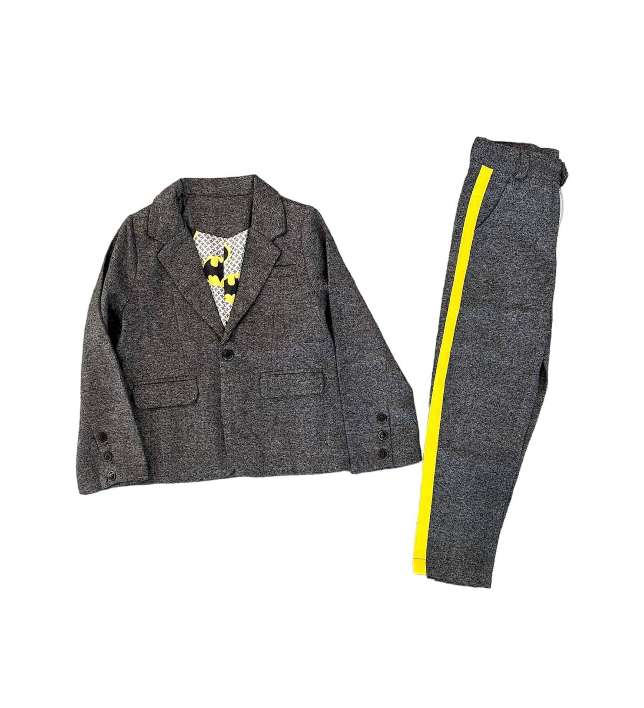 Batman Grey Boys Suit