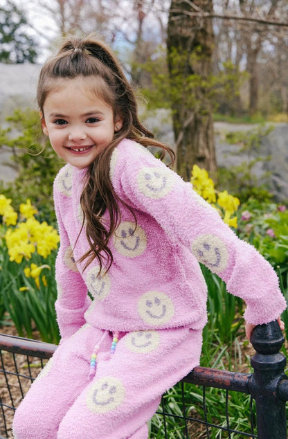 Pinky Fuzzy Smiley Set