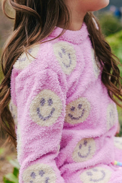 Pinky Fuzzy Smiley Set
