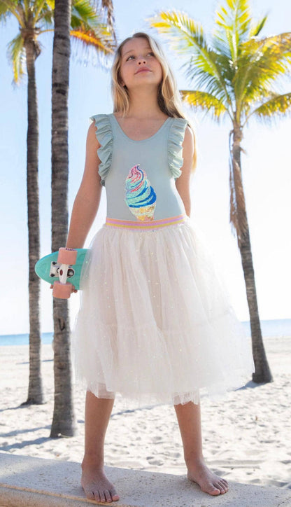 Spin And Dream Sparkle Midi Skirt