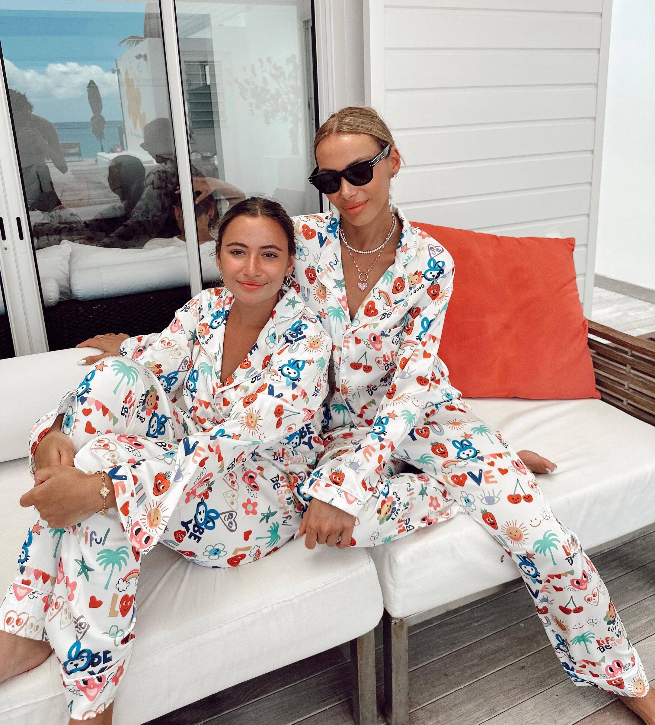Women Silky Set - Good Vibes